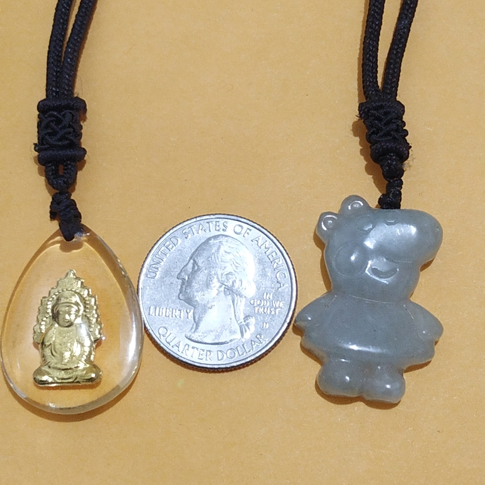 Authentic grade A lucky jade pendant
